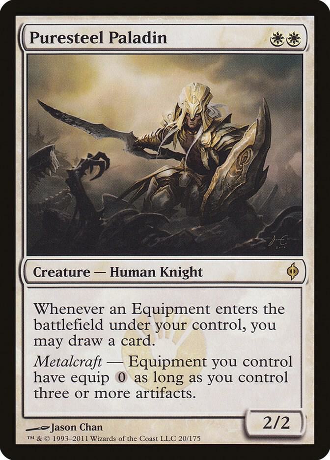 Puresteel Paladin 20/175 (New Phyrexia)  - Foil | Good Games Modbury