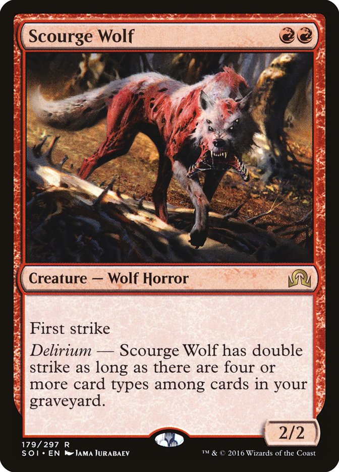 Scourge Wolf 179/297 (Shadows over Innistrad)  | Good Games Modbury
