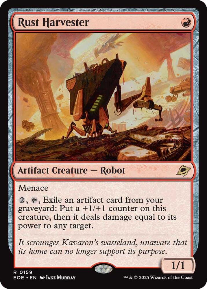 Rust Harvester 159/276 (Edge of Eternities)  - Foil | Good Games Modbury