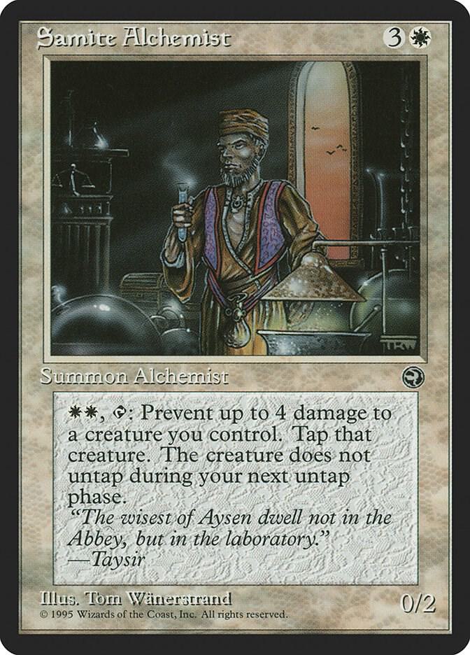 Samite Alchemist 13b/140 (Homelands)  | Good Games Modbury