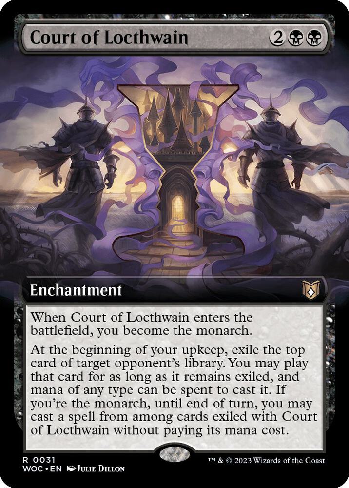 Court of Locthwain 31/173 (Commander: Wilds of Eldraine)  - Extended Art Foil | Good Games Modbury