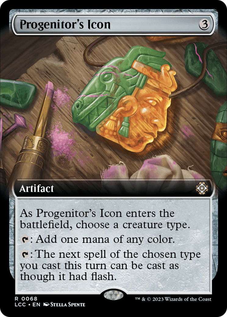 Progenitor's Icon (Extended Art) [The Lost Caverns of Ixalan Commander] | Good Games Modbury