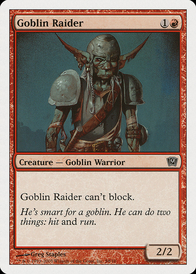 Goblin Raider S8/350 (9th Edition)  | Good Games Modbury
