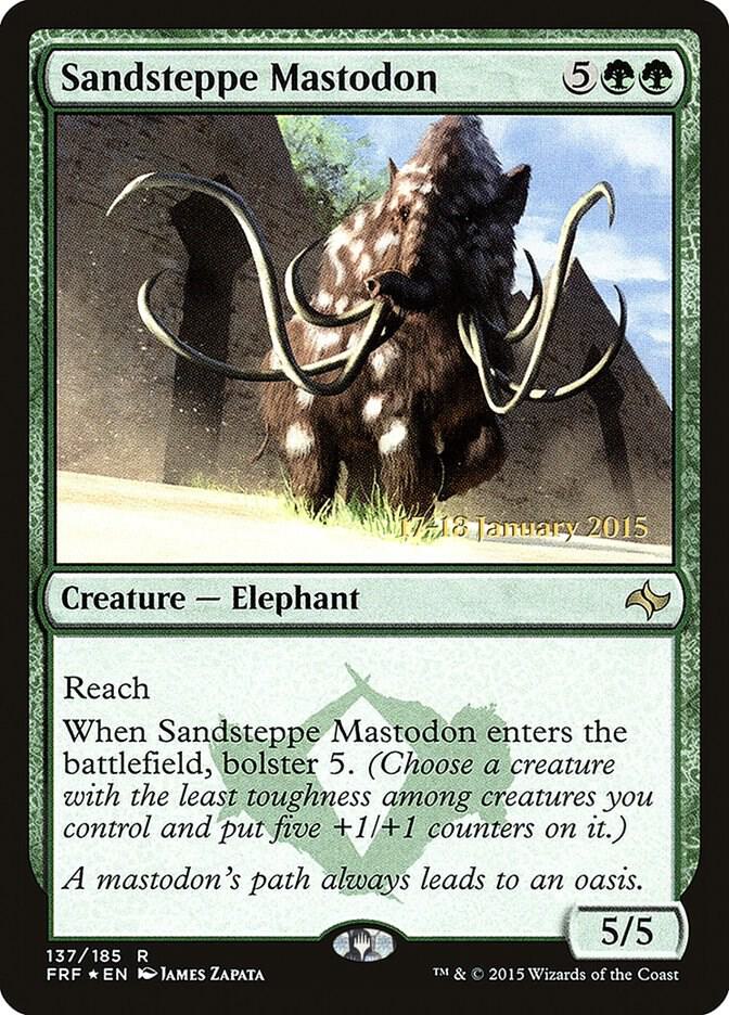 Sandsteppe Mastodon 137s/43 (Prerelease Cards)  - Foil | Good Games Modbury