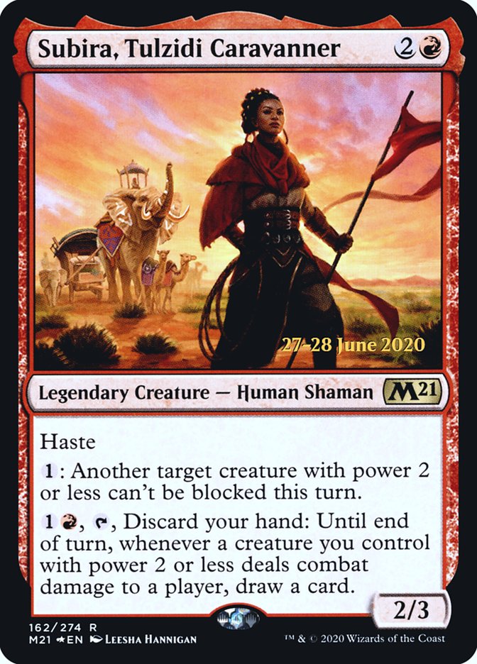 Subira, Tulzidi Caravanner [Core Set 2021 Prerelease Promos] | Good Games Modbury