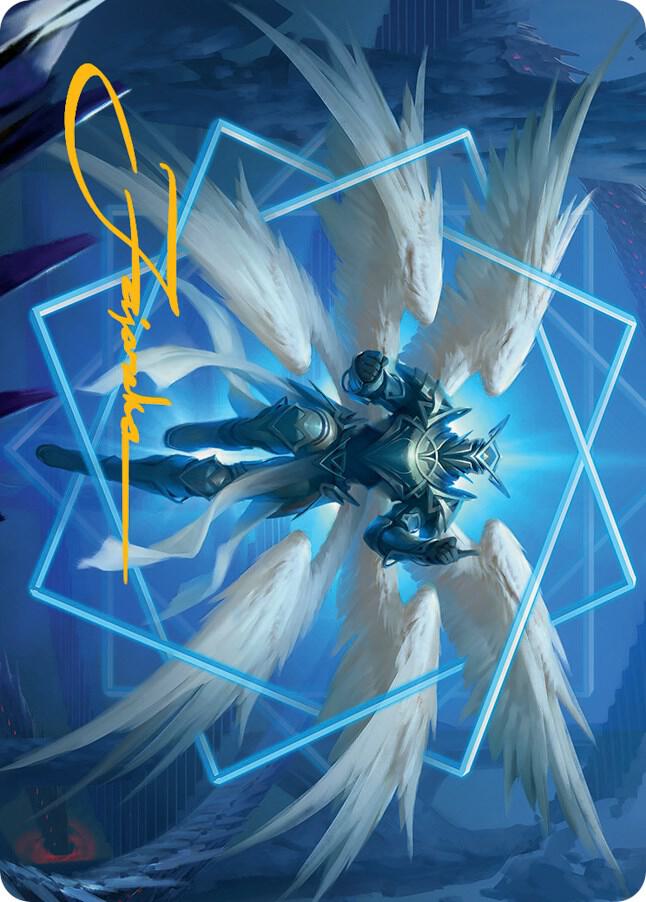Vertex Paladin Art Card Gold Stamped Signature 48 (Art Series: March of the Machine)  | Good Games Modbury