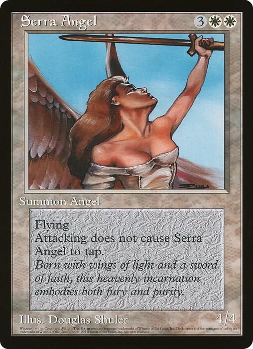 Serra Angel Wizards of the Coast Caravan Tours  (Oversize Cards)  | Good Games Modbury