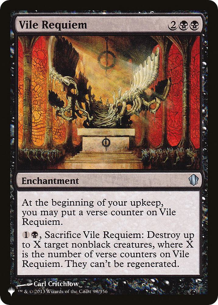 Vile Requiem C13 C13-98/5075 (The List Reprints)  | Good Games Modbury