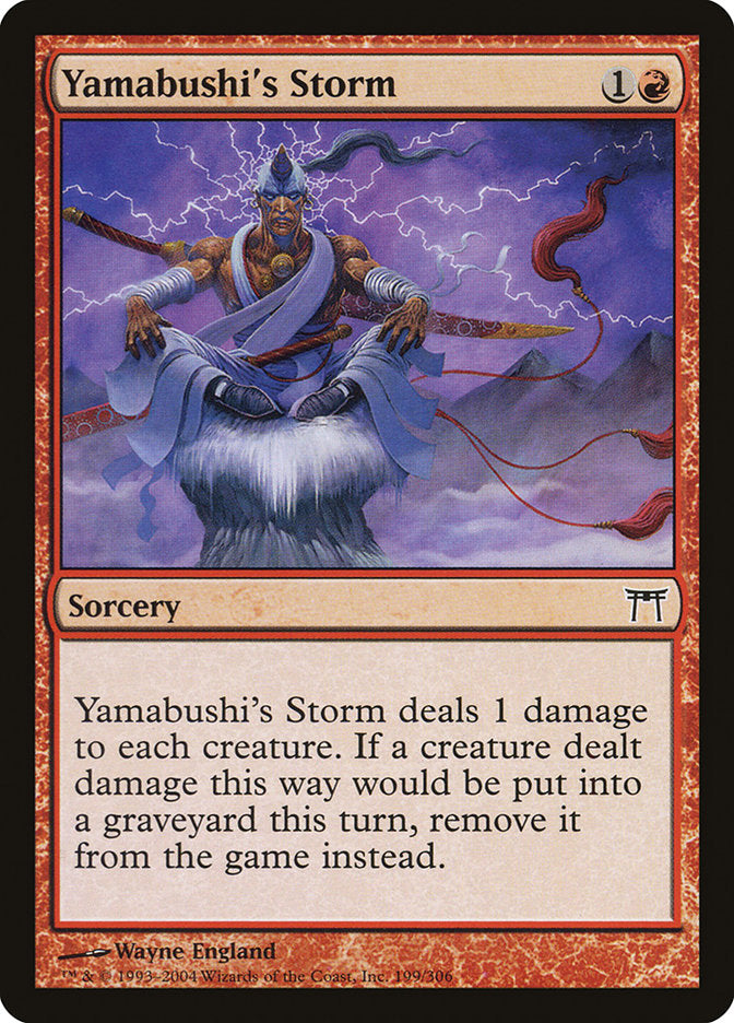 Yamabushi's Storm 199/306 (Champions of Kamigawa)  | Good Games Modbury
