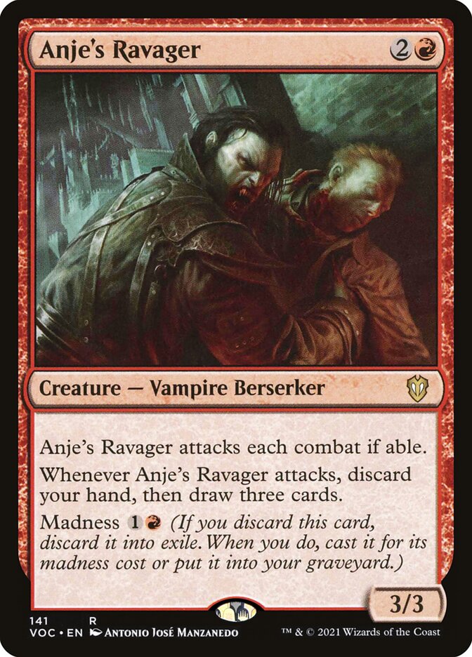 Anje's Ravager 141/38 (Commander: Innistrad: Crimson Vow)  | Good Games Modbury