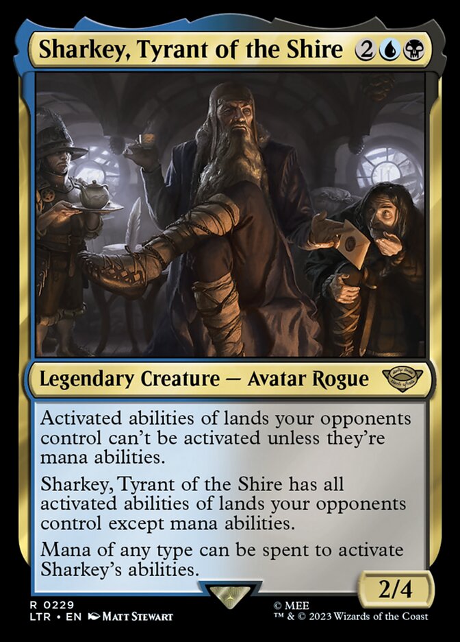 Sharkey, Tyrant of the Shire 229 (Universes Beyond: The Lord of the Rings: Tales of Middle-earth)  | Good Games Modbury