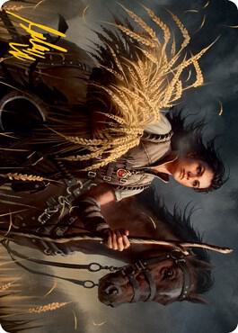 Ambitious Farmhand Art Card Gold Stamped Signature 11 (Art Series: Innistrad: Midnight Hunt)  | Good Games Modbury