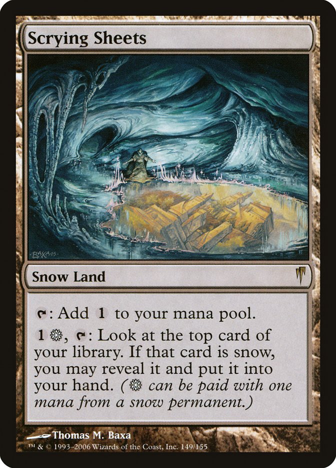 Scrying Sheets [Coldsnap] | Good Games Modbury