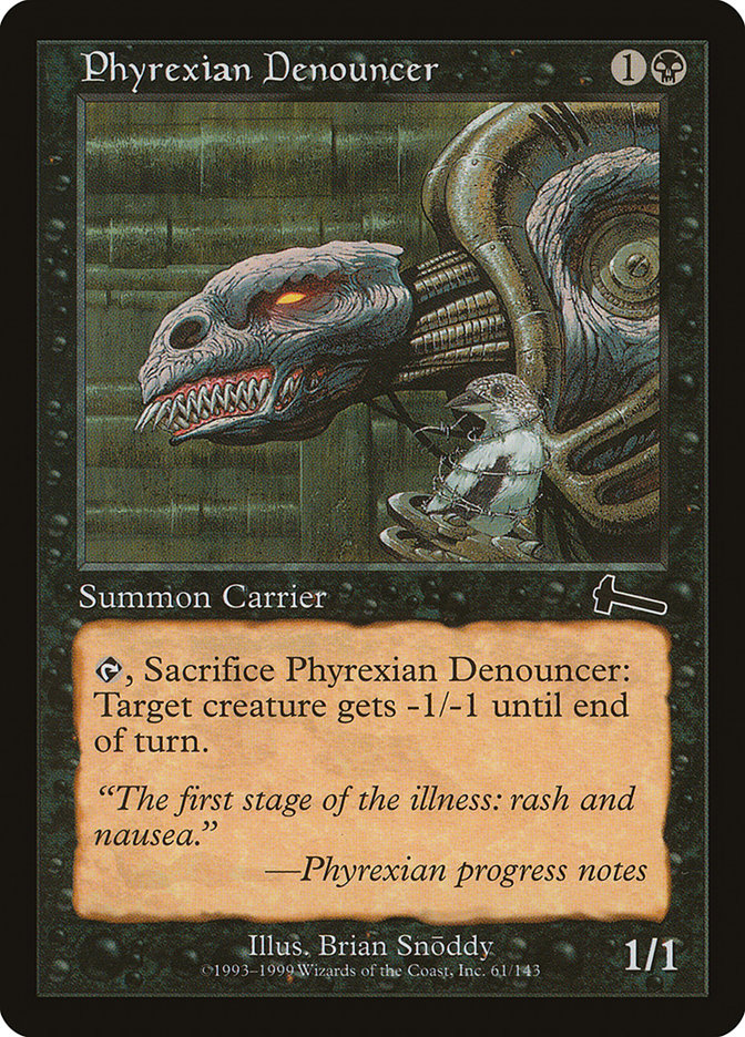 Phyrexian Denouncer [Urza's Legacy] | Good Games Modbury