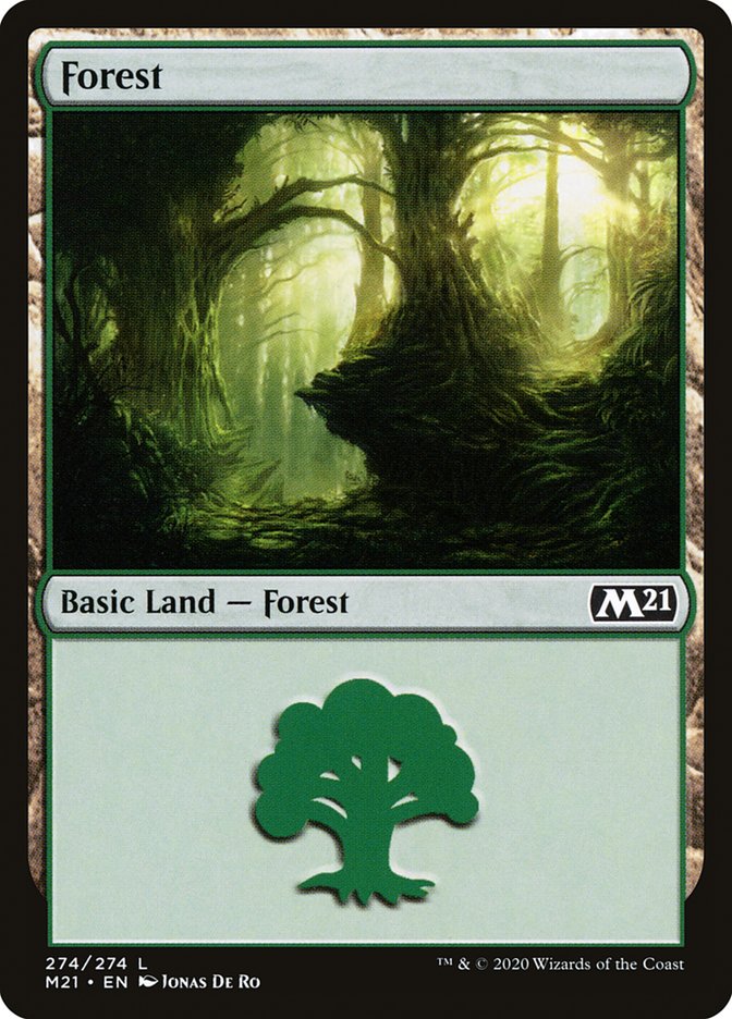 Forest (274) [Core Set 2021] | Good Games Modbury