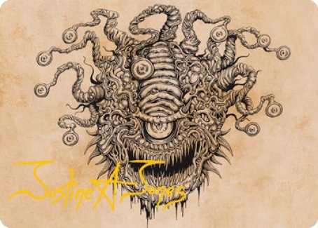 Baleful Beholder (Showcase) Art Card (Gold-Stamped Signature) [Dungeons & Dragons: Adventures in the Forgotten Realms Art Series] | Good Games Modbury