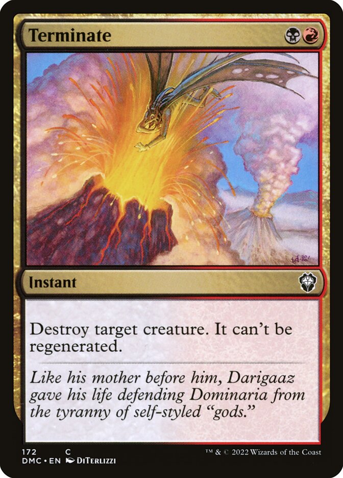 Terminate 172/50 (Commander: Dominaria United)  | Good Games Modbury