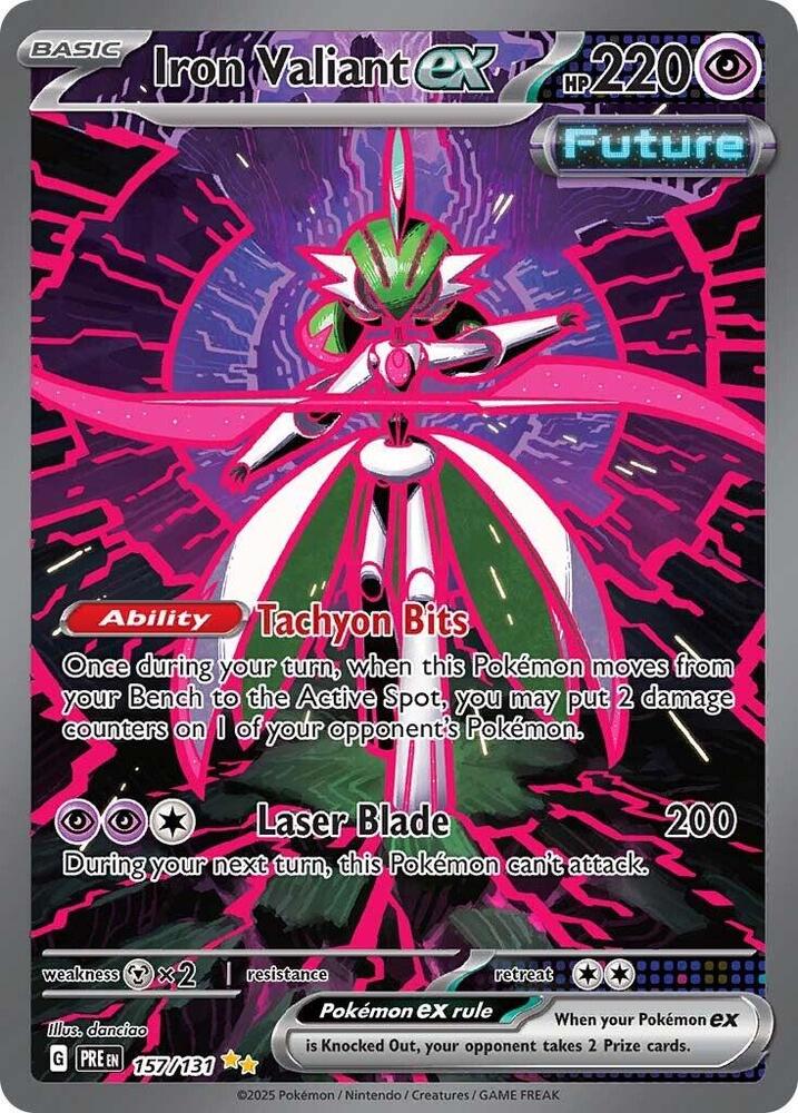 Iron Valiant ex (157/131) [Scarlet & Violet: Prismatic Evolutions] | Good Games Modbury
