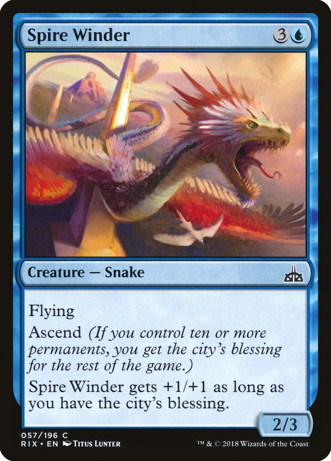 Spire Winder 57/196 (Rivals of Ixalan)  | Good Games Modbury
