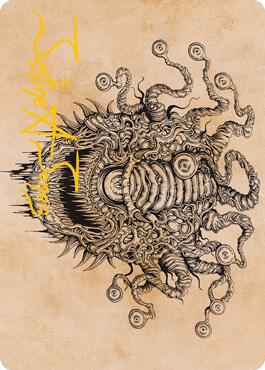 Baleful Beholder Showcase Art Card Gold Stamped Signature 68 (Art Series: Adventures in the Forgotten Realms)  | Good Games Modbury