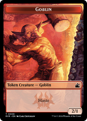 Bird // Goblin (0009) Double-Sided Token [Ravnica Remastered Tokens] | Good Games Modbury