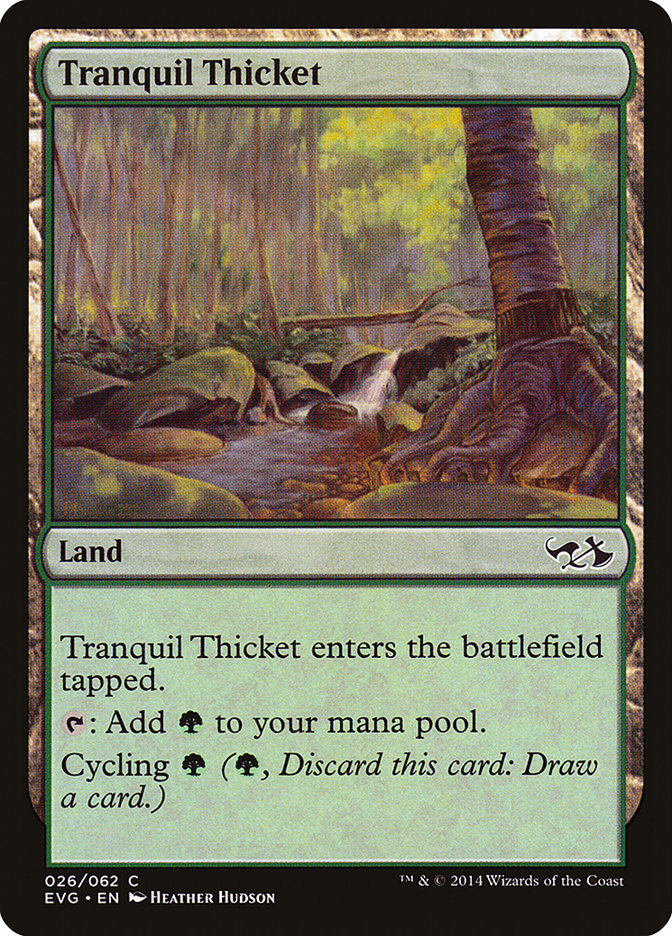Tranquil Thicket (Elves vs. Goblins) [Duel Decks Anthology] | Good Games Modbury