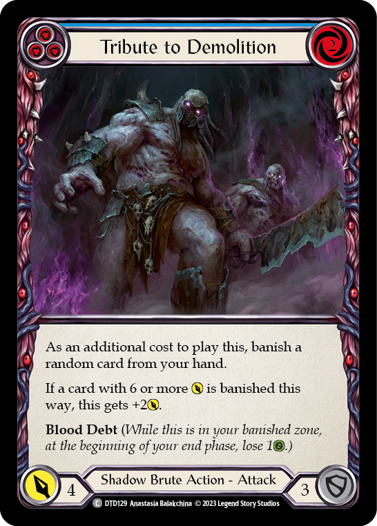 Tribute to Demolition (Blue) [DTD129] (Dusk Till Dawn)  Rainbow Foil | Good Games Modbury