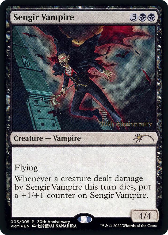 Sengir Vampire 3/10 (30th Anniversary Promos)  - Foil | Good Games Modbury