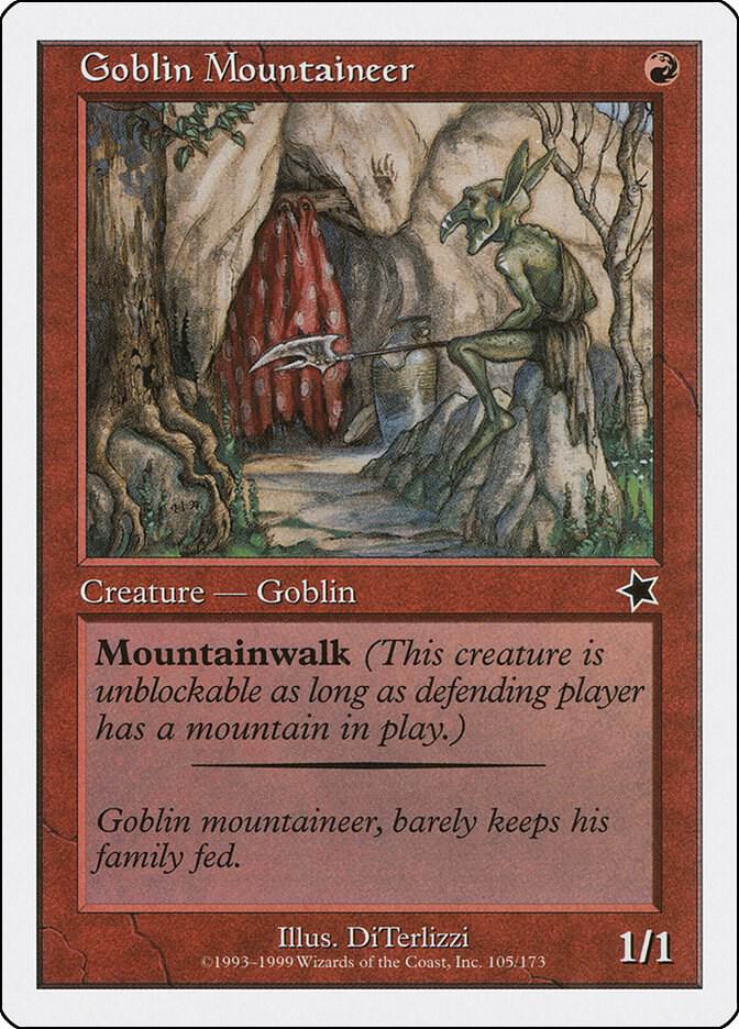 Goblin Mountaineer 105/173 (Starter 1999)  | Good Games Modbury