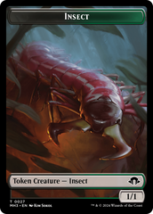 Zombie // Insect (0027) Double-Sided Token [Modern Horizons 3 Tokens] | Good Games Modbury