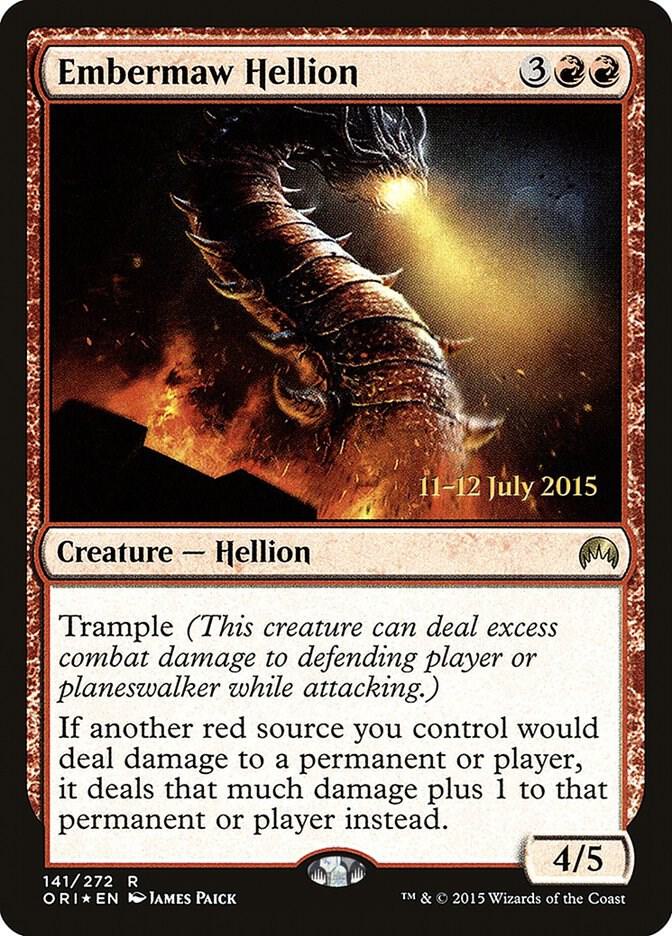 Embermaw Hellion 141s/54 (Prerelease Cards)  - Foil | Good Games Modbury