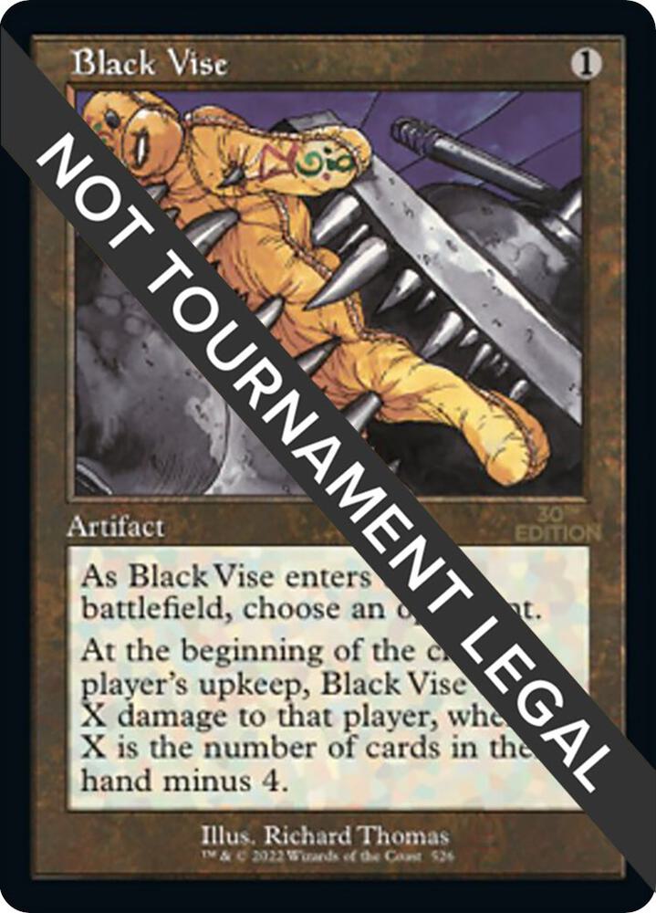 Black Vise Retro Frame 526/594 (30th Anniversary Edition)  | Good Games Modbury