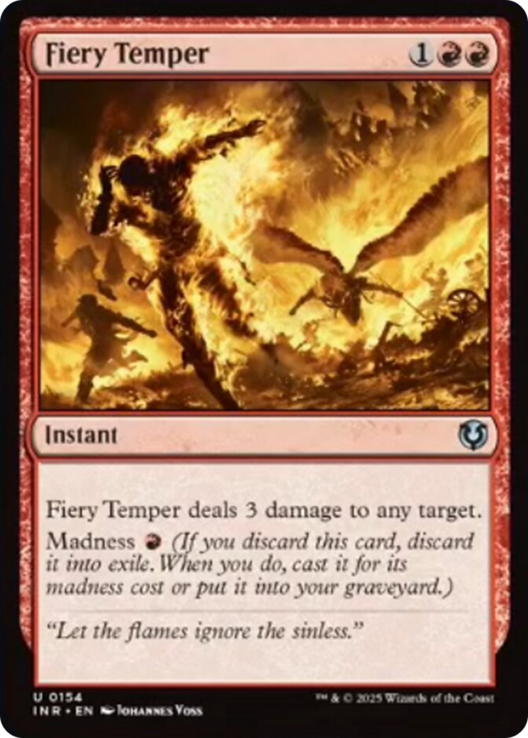 Fiery Temper [Innistrad Remastered] | Good Games Modbury