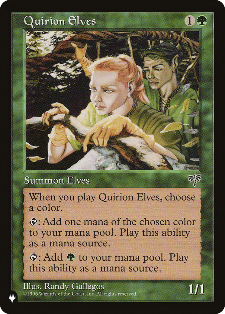 Quirion Elves [The List Reprints] | Good Games Modbury