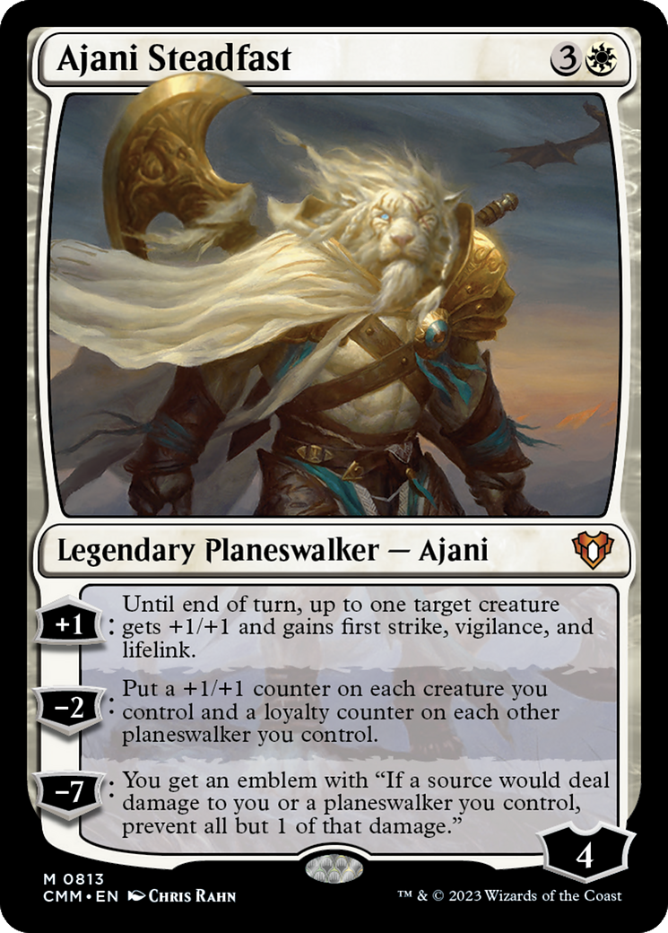 Ajani Steadfast [Commander Masters] | Good Games Modbury