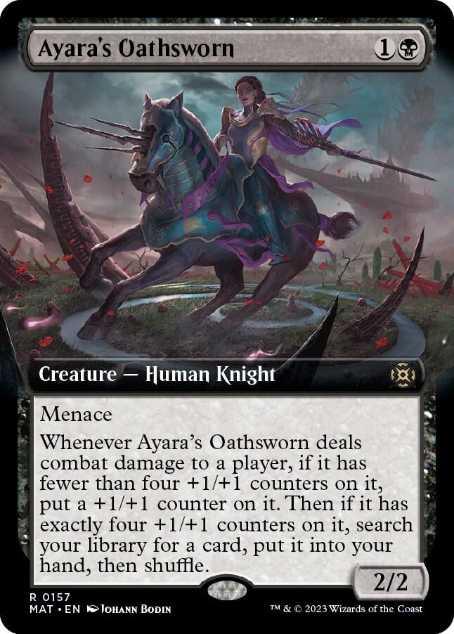 Ayara's Oathsworn 157/50 (March of the Machine: The Aftermath)  - Extended Art | Good Games Modbury