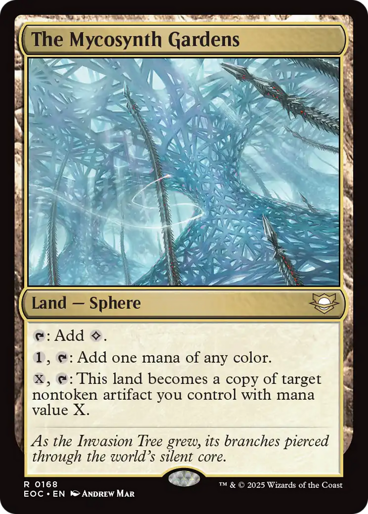 The Mycosynth Gardens [Edge of Eternities Commander] | Good Games Modbury