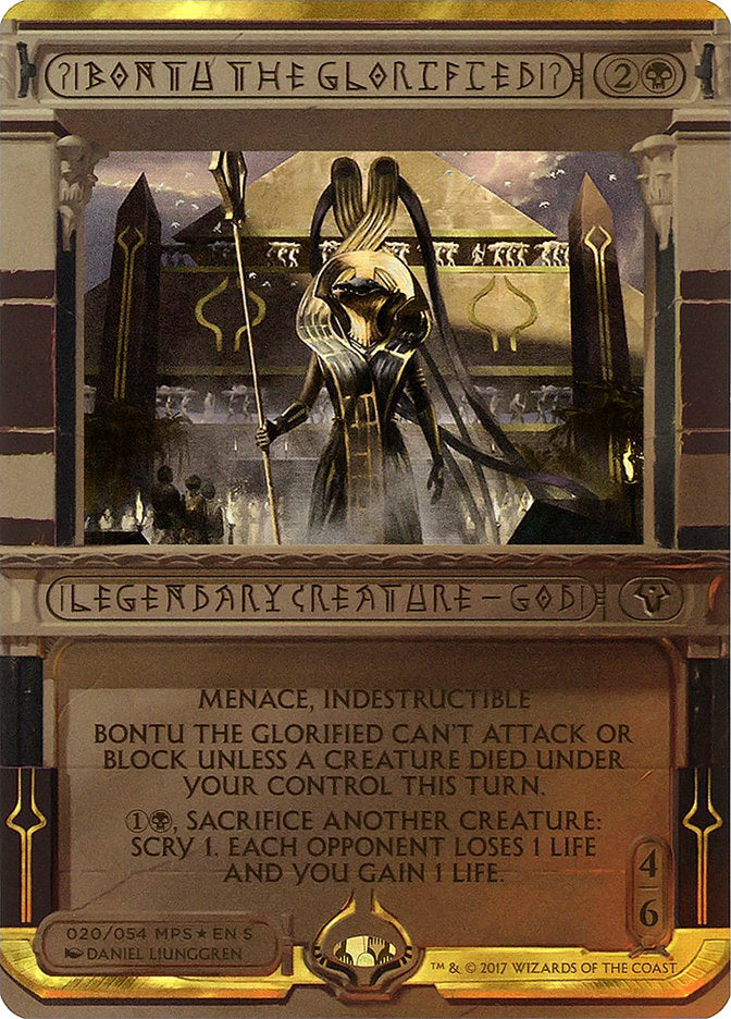 Bontu the Glorified (Invocation) [Amonkhet Invocations] | Good Games Modbury