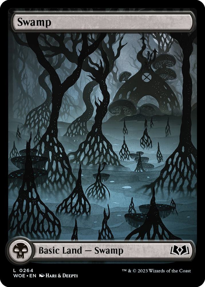 Swamp 264/276 (Wilds of Eldraine)  - Full Art | Good Games Modbury
