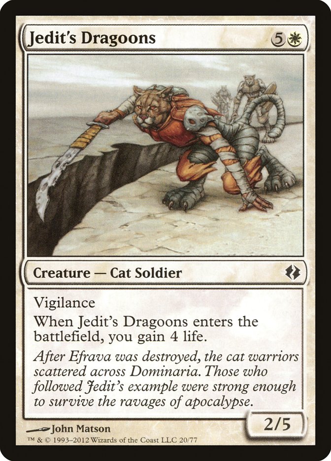 Jedit's Dragoons 20/77 (Duel Decks: Venser vs. Koth)  | Good Games Modbury