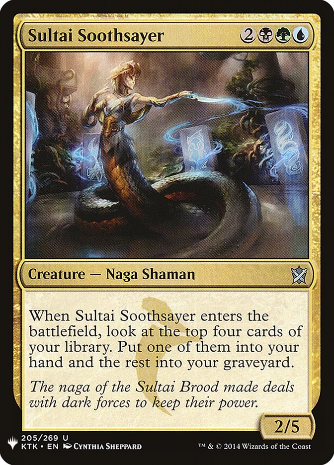 Sultai Soothsayer [Mystery Booster] | Good Games Modbury