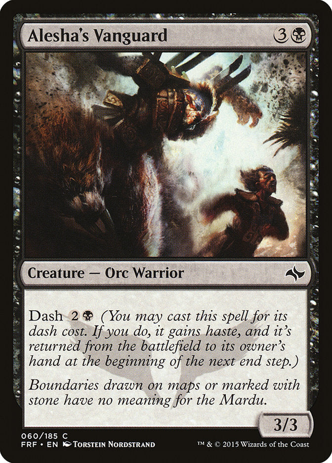 Alesha's Vanguard 60/185 (Fate Reforged)  - Foil | Good Games Modbury