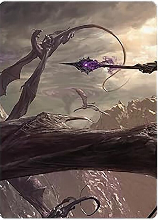 Nazgûl Battle-Mace // Nazgûl Battle-Mace 20 (Art Series: Universes Beyond: The Lord of the Rings: Tales of Middle-earth)  | Good Games Modbury