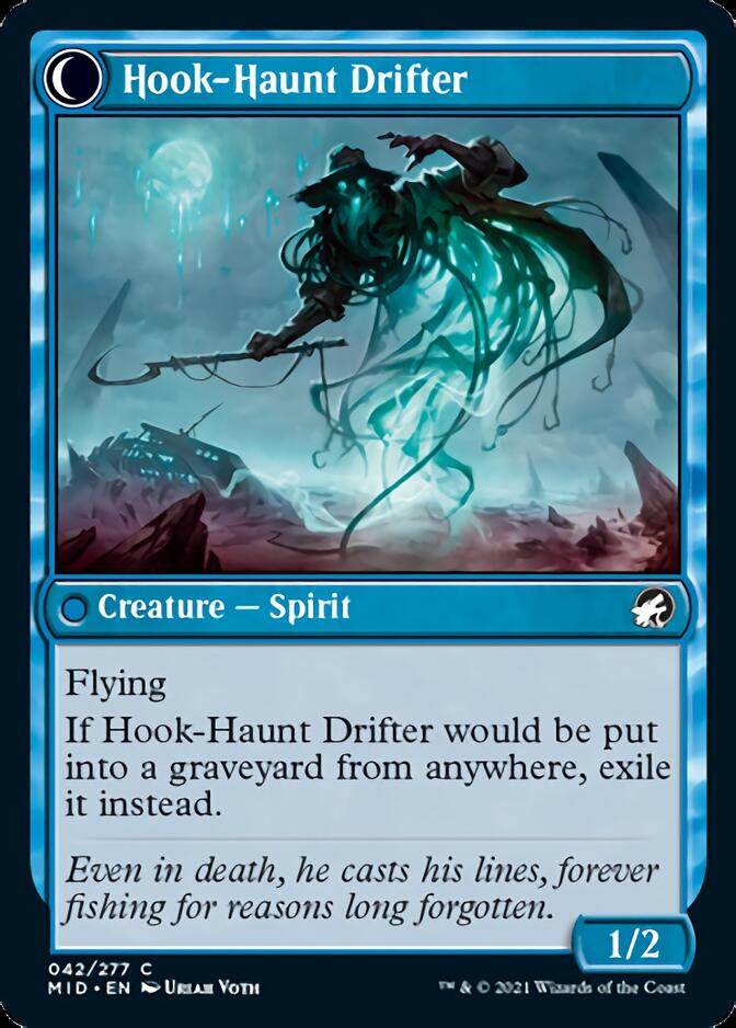 Baithook Angler // Hook-Haunt Drifter [Innistrad: Midnight Hunt] | Good Games Modbury
