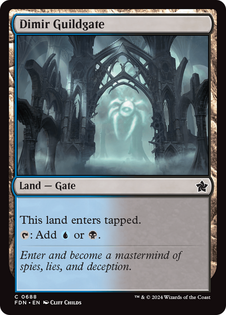 Dimir Guildgate [Foundations] | Good Games Modbury