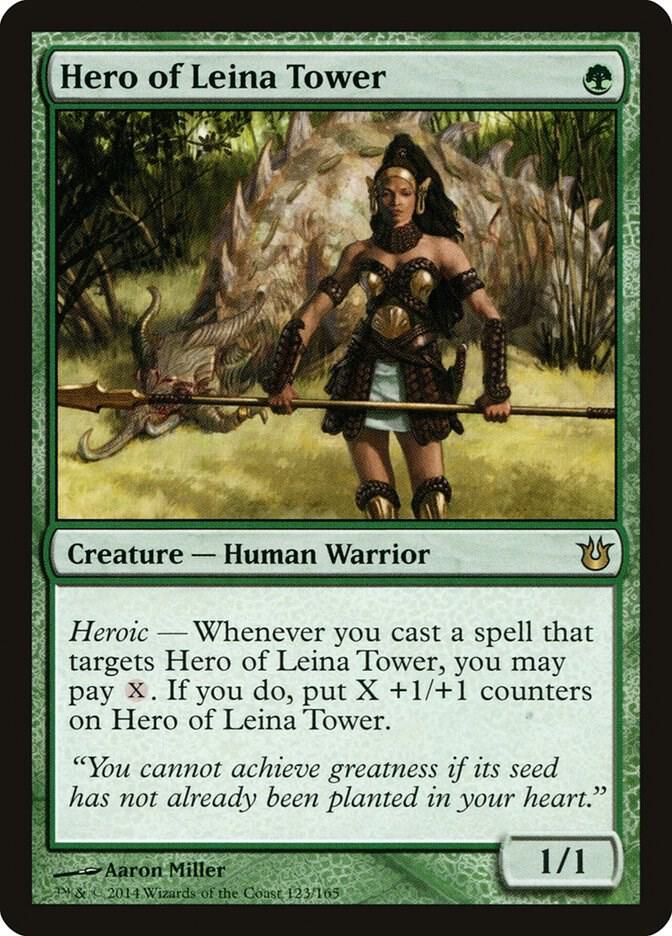 Hero of Leina Tower 123/165 (Born of the Gods)  | Good Games Modbury