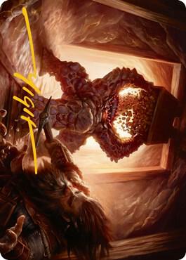 Xorn Art Card Gold Stamped Signature 23 (Art Series: Adventures in the Forgotten Realms)  | Good Games Modbury