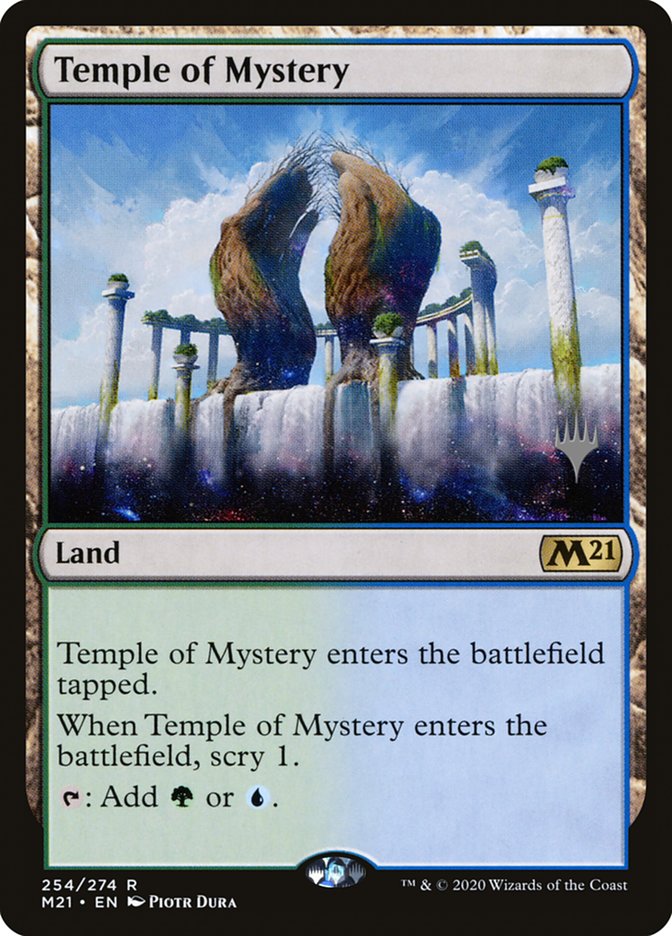 Temple of Mystery (Promo Pack) [Core Set 2021 Promos] | Good Games Modbury