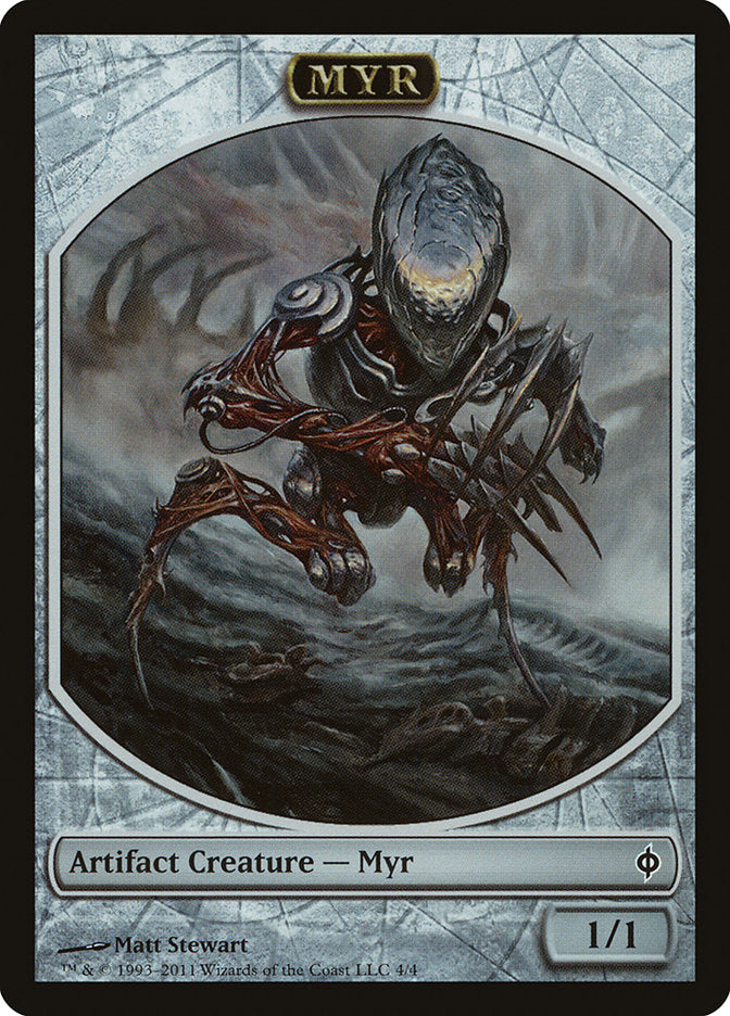 Myr Token [New Phyrexia Tokens] | Good Games Modbury