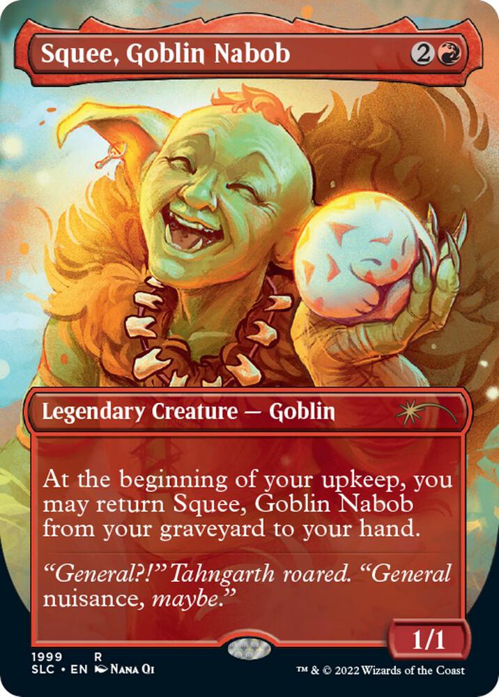 Squee, Goblin Nabob 1999/84 (Secret Lair: 30th Anniversary Countdown Kit)  - Borderless Foil | Good Games Modbury